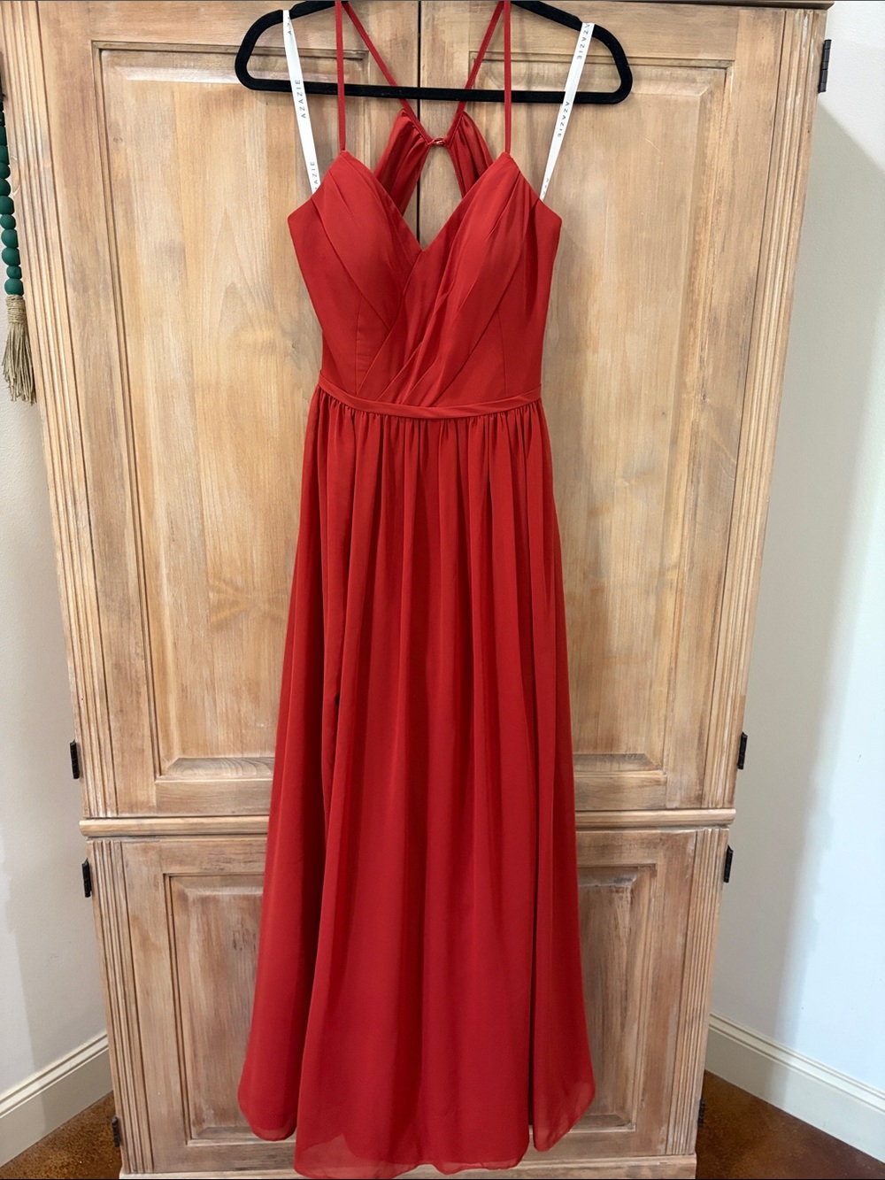 Azazie Cora Dress In Terrecotta